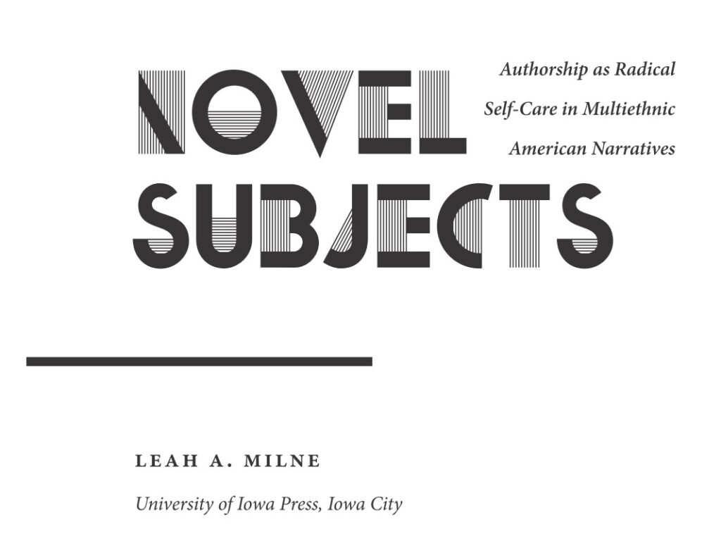 Novel Subjects title page